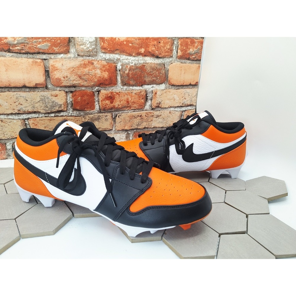 Air Jordan 1 Low TD Shattered Backboard Men's Size 15 Football Cleats FJ6245-801